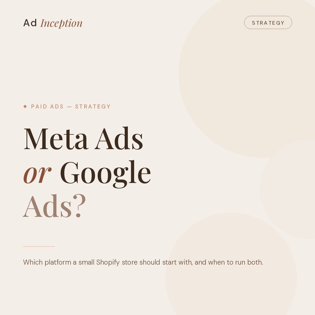 Meta Ads or Google Ads?