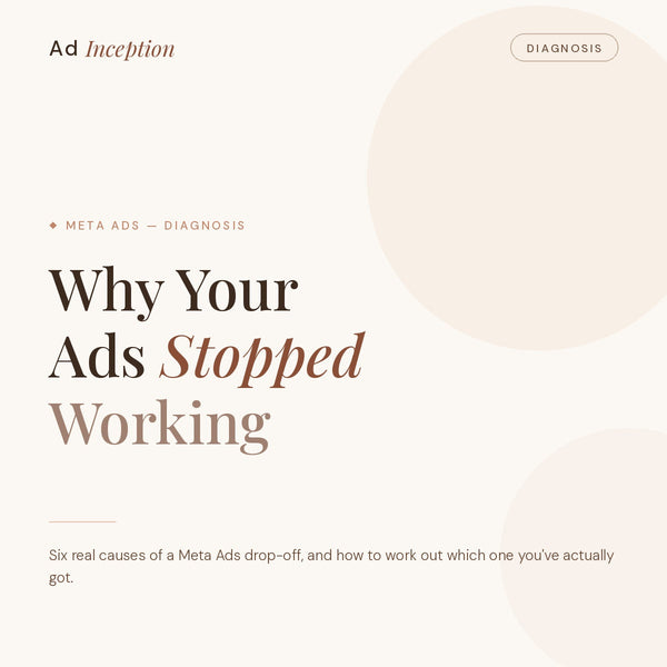 Why Your Meta Ads Stopped Working - And How to Fix It