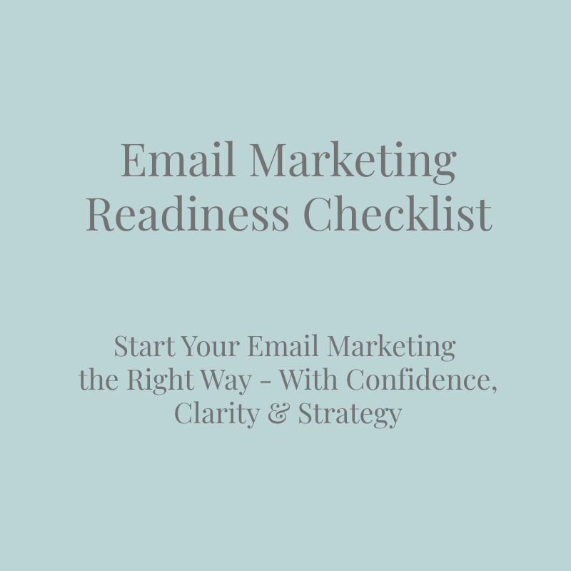 Email Marketing Readiness Checklist cover – digital download PDF